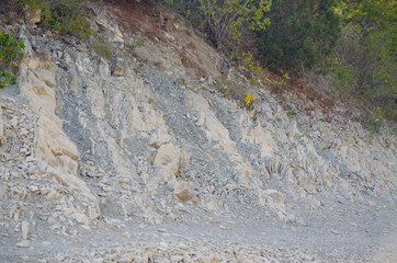 Stone wall background and texture