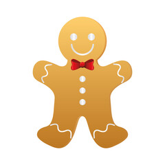 merry christmas gingerbread vector design