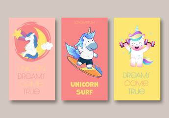 Unicorn Social Post Layouts