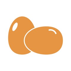 Egg Icon Color Design Vector Template Illustration