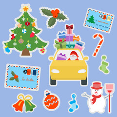 Vector Merry Christmas New Year 2021 Holiday