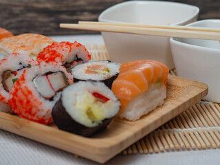 Japanese sushi food