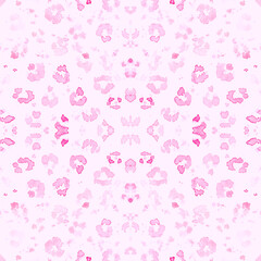 Pink Leopard Pattern. Elegant Giraffe Art 