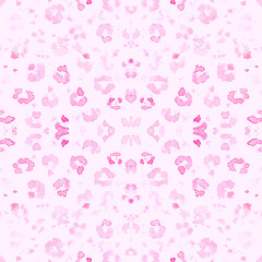 Pink Leopard Pattern. Elegant Giraffe Art 