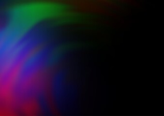 Dark Multicolor, Rainbow vector abstract background.