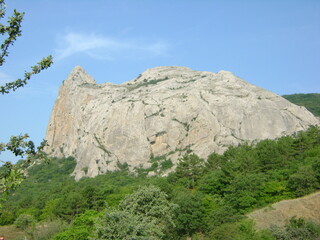 rock and sky