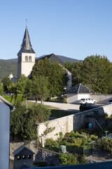 church of Villard de Lans , mountain village in France