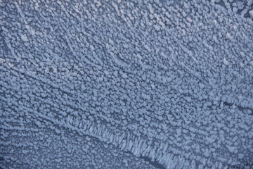 Beautiful ice pattern on a frozen ditch