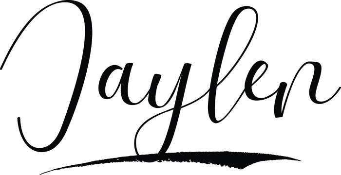 Jaylen In Cursive 「Jaylen」の写真素材 | 4件の無料イラスト画像 | Adobe Stock