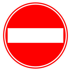 Traffic, road sign. road closed to traffic. road sign closed to vehicle traffic.
