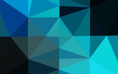 Light BLUE vector low poly texture.