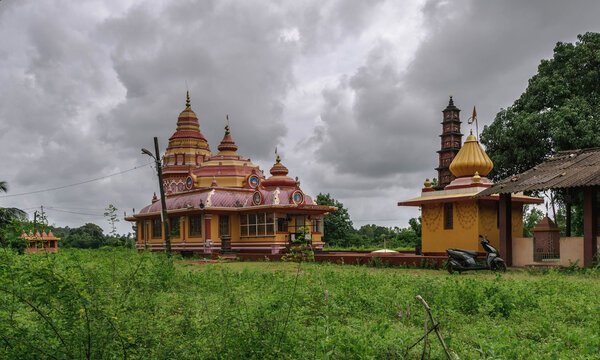 Temple of Naghnath Mahadev in Parra, Goa, India