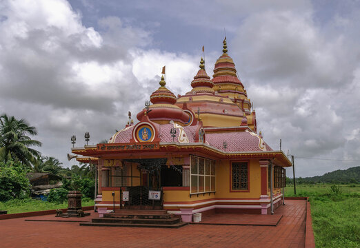 Temple of Naghnath Mahadev in Parra, Goa, India