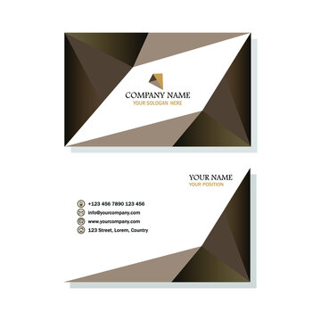 modern Business card design template free vector