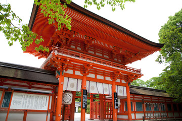 Fototapeta premium 下鴨神社 楼門