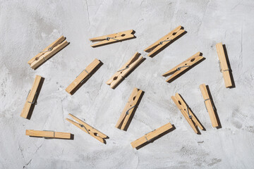 group of clothespins