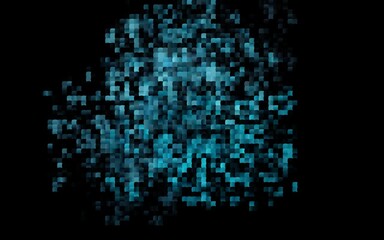 Dark Blue, Green vector background with rectangles.