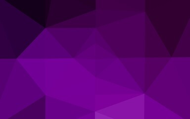 Dark Purple vector abstract mosaic background.