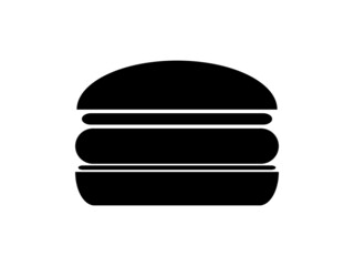 hot dog hamburger icon vector illustration eps10