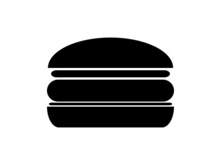 hot dog hamburger icon vector illustration eps10