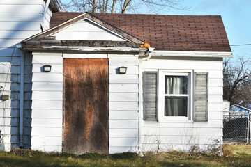 Plywood over Doorway