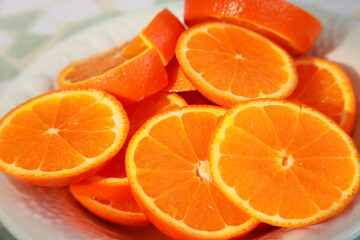 輪切りのオレンジ