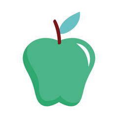 apple green fresh fruit nature icon