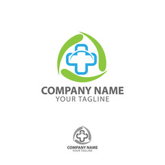 medicine logo, medical icon. Logo design template for clinic, hospital