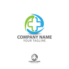 medicine logo, medical icon. Logo design template for clinic, hospital
