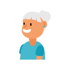 old woman person avatar character