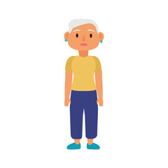old woman person avatar character