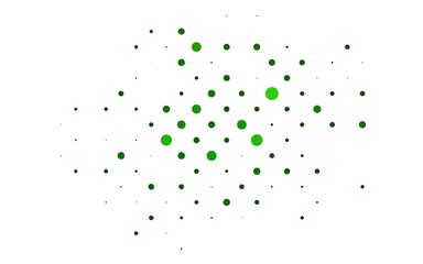 Light Green vector layout with circle shapes.