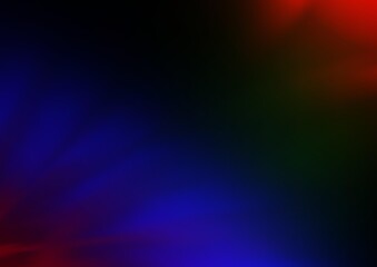 Dark Multicolor, Rainbow vector blurred bright template.