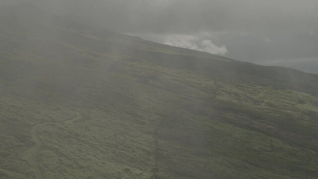 waves on the mountains Prores 444 Drone 4k