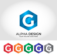 G Alphabet Creative Modern Logo Design Concept