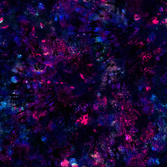 Neon Abstract Paint Splash Pattern