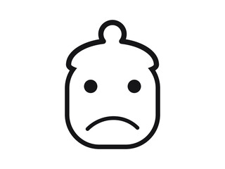 set of faces vector illustration