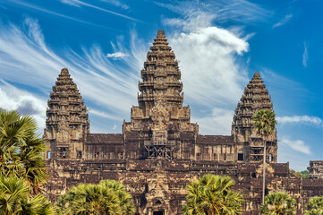 Naklejka premium Angkor Wat Temple Spires