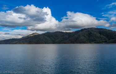 lake and clouds