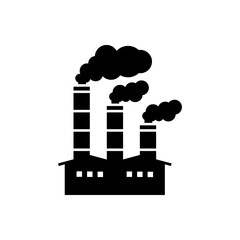 Factory building icon vector illustration