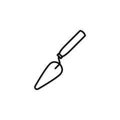 Trowel icon flat vector illustration