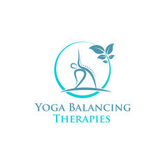balancing yoga logo designs simple modern