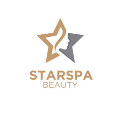 star beauty spa logo designs simple modern