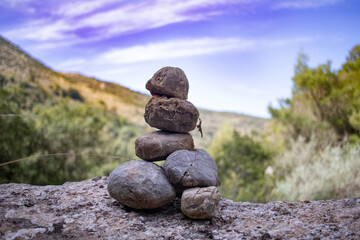 Hiking in Vouraikos Canyon on the train lines