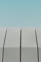 Urban Pattern and Geometry. Abstract Contemporary Architecture Background. Metal Facade Cladding Panels. Minimal Style.