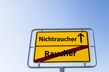 Nichtraucher Raucher 
