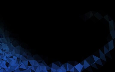 Light BLUE vector abstract polygonal texture.