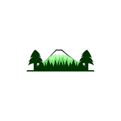 mountain logo modern design concept