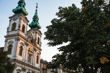 Fototapeta na wymiar ハンガリー　ブダペストの聖アンナ教会