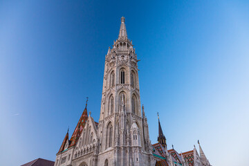Fototapeta na wymiar ハンガリー　ブダペストのマーチャーシュ聖堂